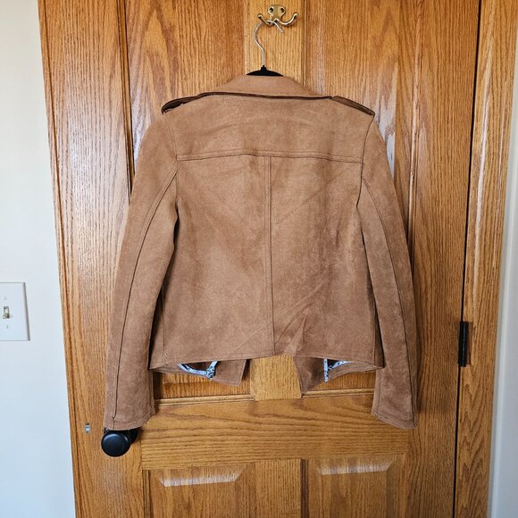 Tahari Faux Leather Jacket XS - Picture 3 of 16
